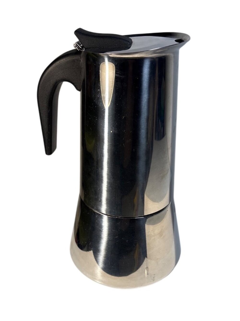 Stainless Steel Stovetop Moka Pot Espresso Maker Coffee Percolator EUC 12 Cup